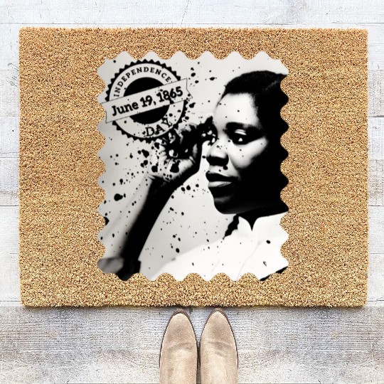 Juneteenth Day, 19 June / Independence Day Coir Doormats