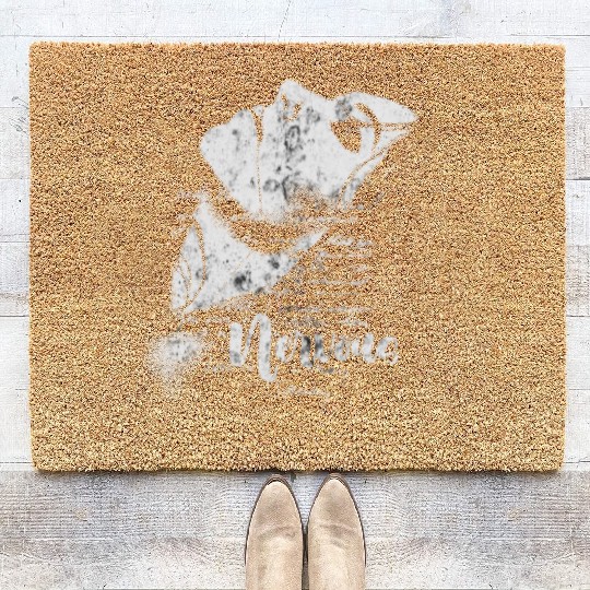 Y2k Aesthetic Grunge - Nervous Coir Doormats