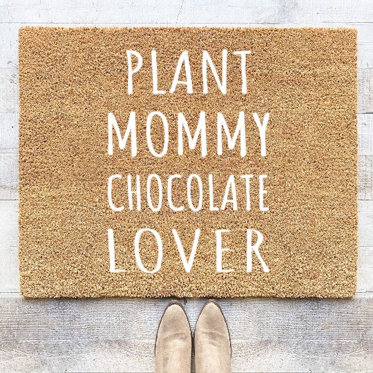 Plant Mommy Chocolate Lover I Coir Doormats