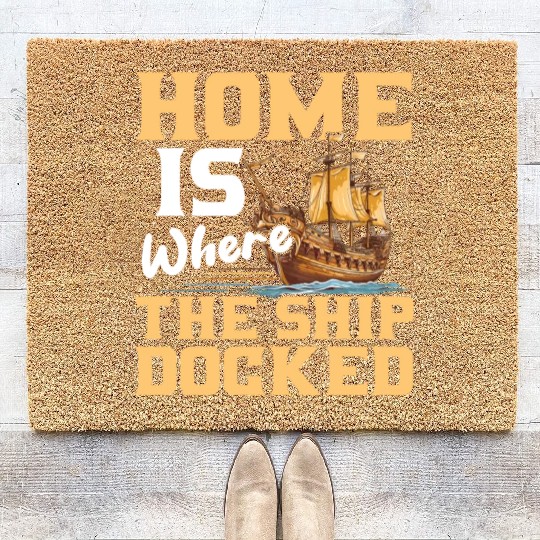 Christopher Columbus Italian American Columbus Day Coir Doormats