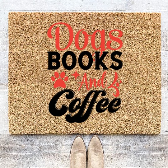 Dogs Books Coffee Coir Doormats Weekend Coir Doormats Animal Love