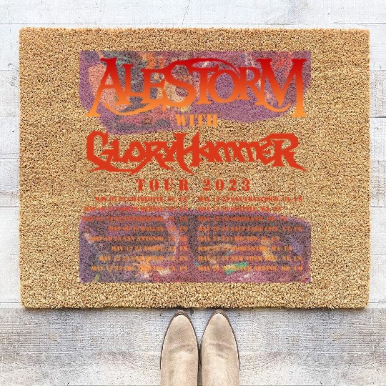2 ALESTORM WITH GLORYHAMMER TOUR 2023 Coir Doormats