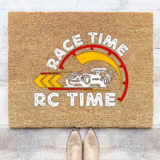 RC Model Racing Race Time RC Time Radio Controlled Coir Doormats