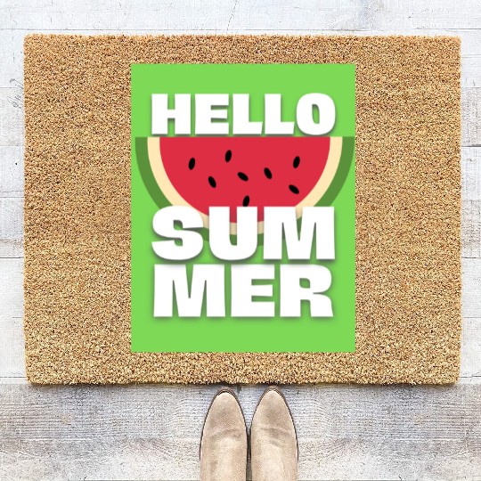 WATERMELON | HELLO SUMMER Coir Doormats