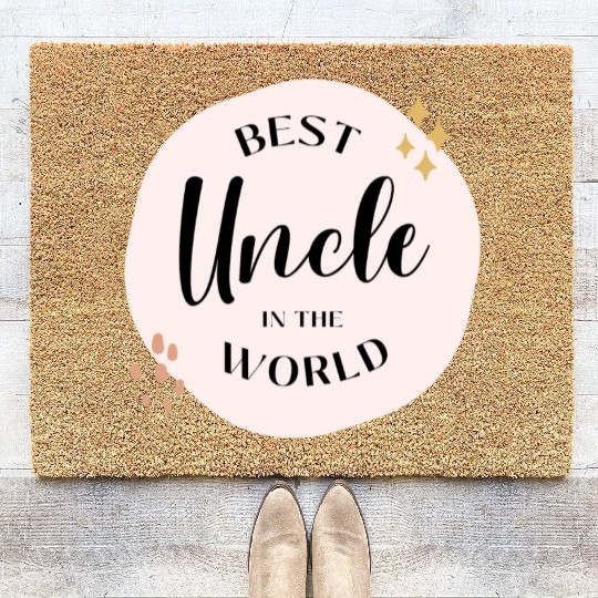 Best Uncle In The World Coir Doormats