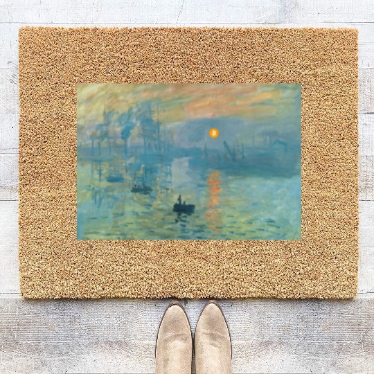 Bitcoin Coin-Crypto Painting Coir Doormats