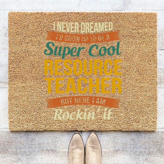 Resource Teacher Appreciation Coir Doormats