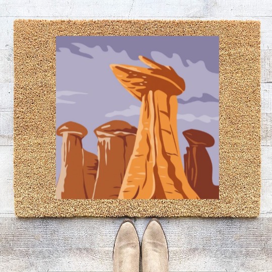 DESIGNAhShiSiePah Wilderness San Juan County New Coir Doormats