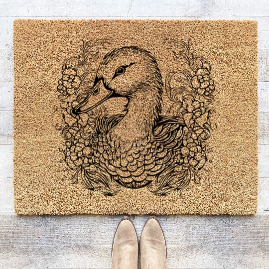 Duck Bird Nature Pond Coir Doormats