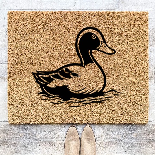 Duck Bird Nature Pond Coir Doormats