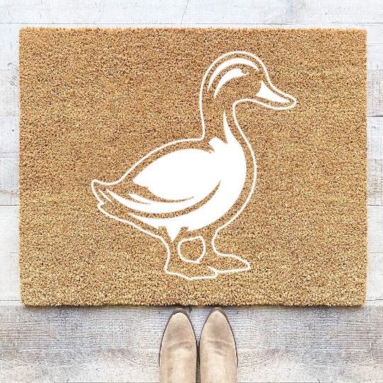 Duck Bird Nature Pond Coir Doormats