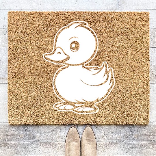 Duck Bird Nature Pond Coir Doormats