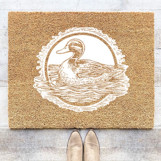 Duck Bird Nature Pond Coir Doormats
