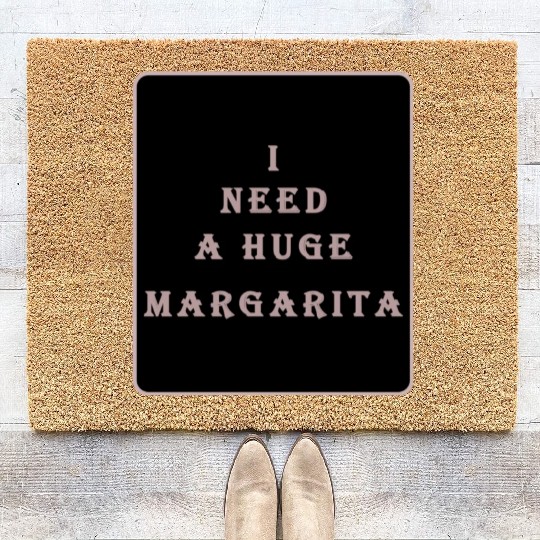 i need a huge margarita vintage nature nature Coir Doormats