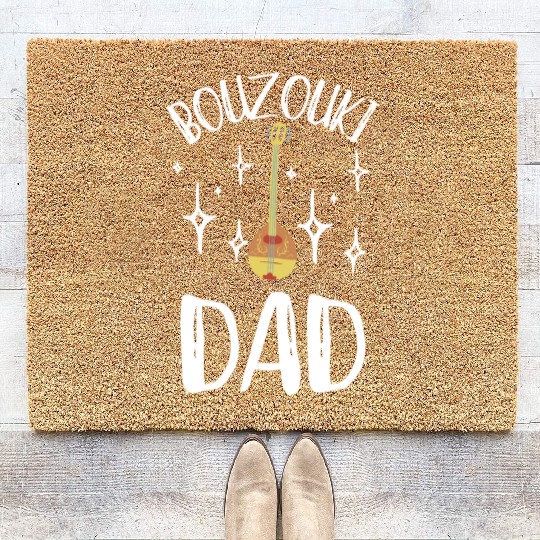 Irish Bouzouki Instrument Greek Coir Doormats