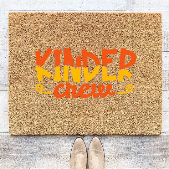 Kindergarten Teacher Student Back to School stars Coir Doormats