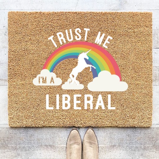 Trust Me I m A Liberal Coir Doormats