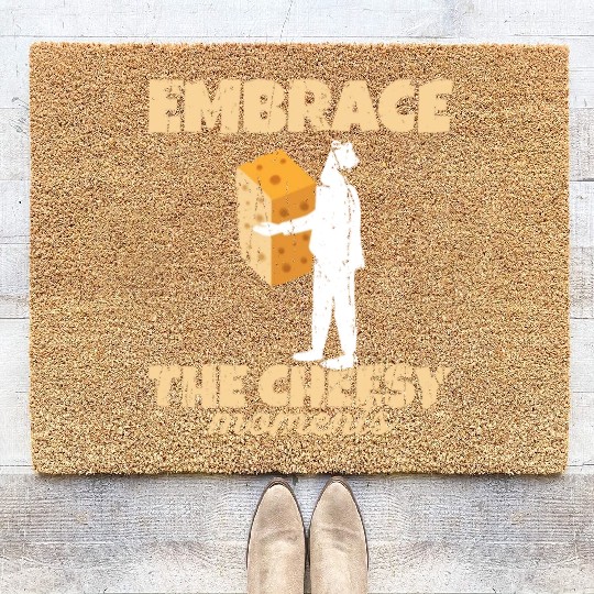 Embrace the cheesy moments - Cheese Coir Doormats