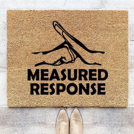 Measured Response dark green Coir Doormats