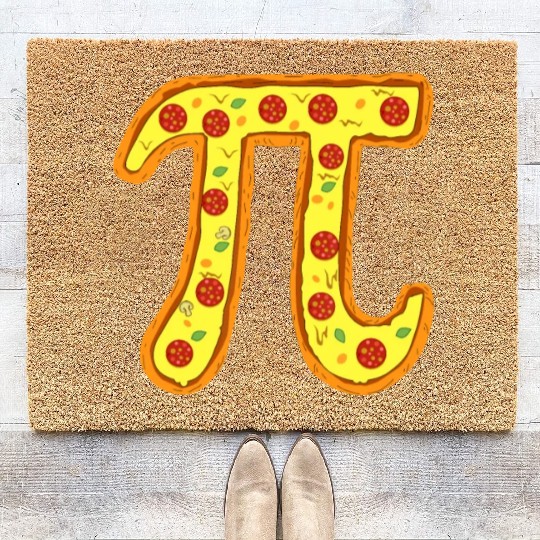 Pi Day, Toddler Math Teacher Gift Funny Coir Doormats