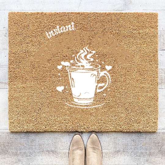 Instant Security Guard Just Add Coffee Coir Doormats