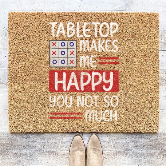 Board Game Nerd Strategy Coir Doormats