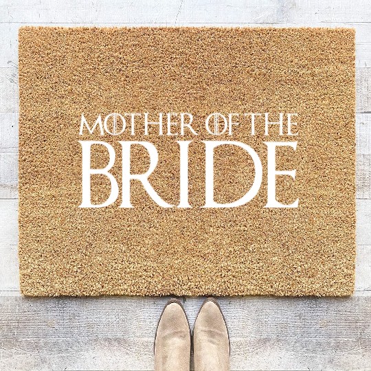 Funny Mother Of The Bride Bachelorette Party Coir Doormats