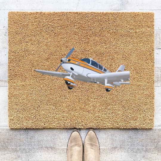 piper pa 28 cherokee Coir Doormats