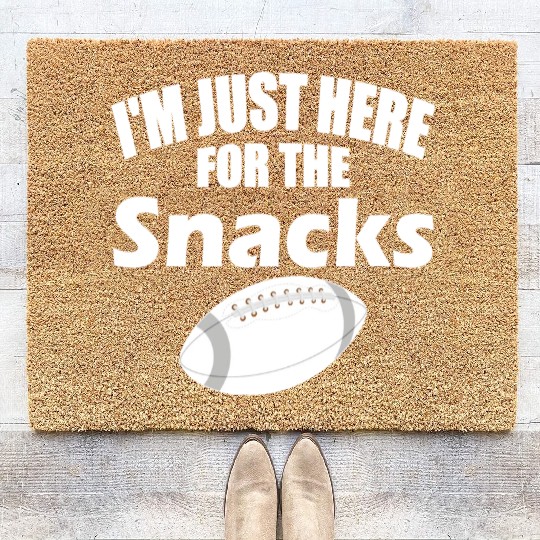 I m Just Here For The Snacks Funny Fantasy Coir Doormats