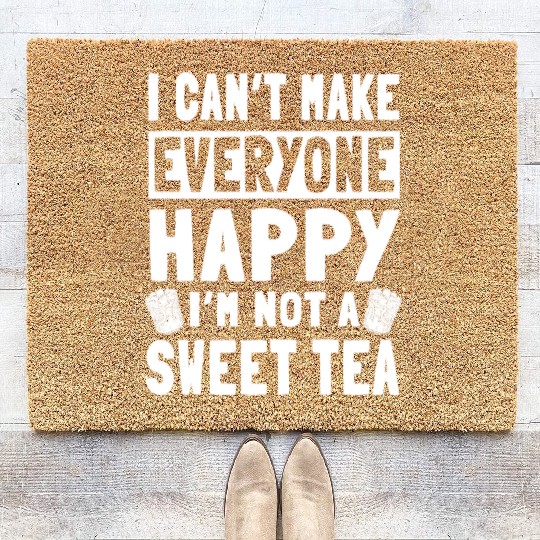 Great Sweet Tea Design Coir Doormats