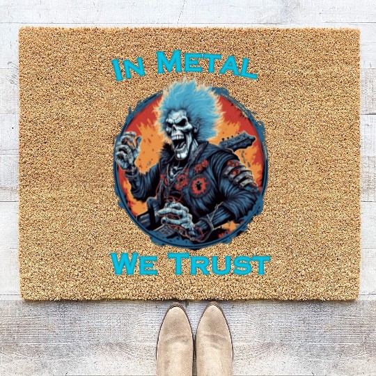 Embrace the power and passion of heavy metal with Coir Doormats