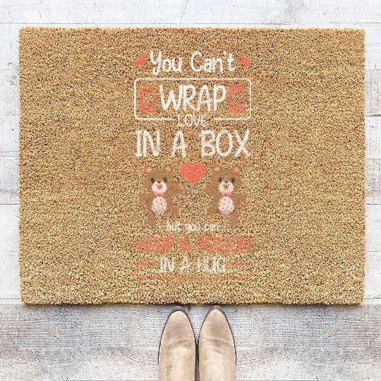 Teddy Bear Offspring Sweet Cuddling Coir Doormats