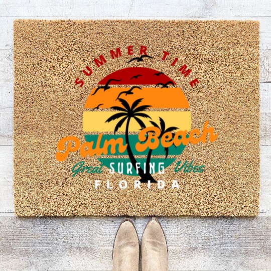 Palm Beach Florida Coir Doormats