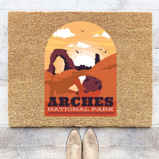Arches National Park Coir Doormats