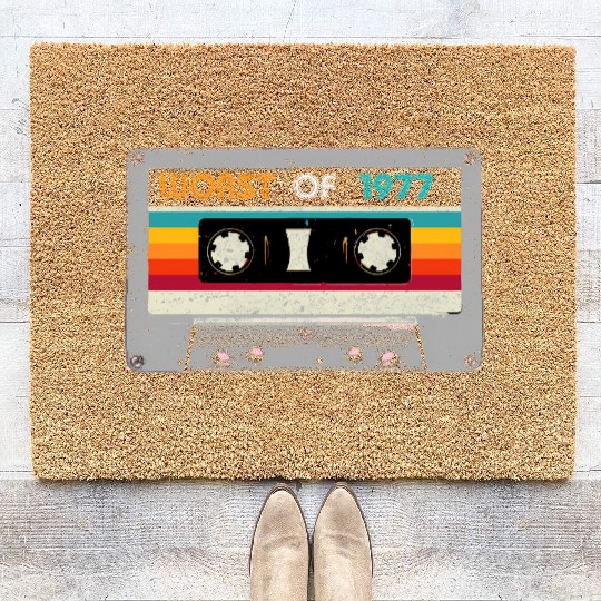 Worst Of 1977 43th Cassette Tape Coir Doormats