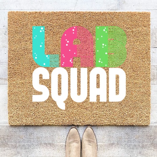 Lab Squad Lab Tech Laboratory Assistant Coir Doormats