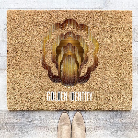 Stylis Original gold Coir Doormats Christmas Coir Doormats