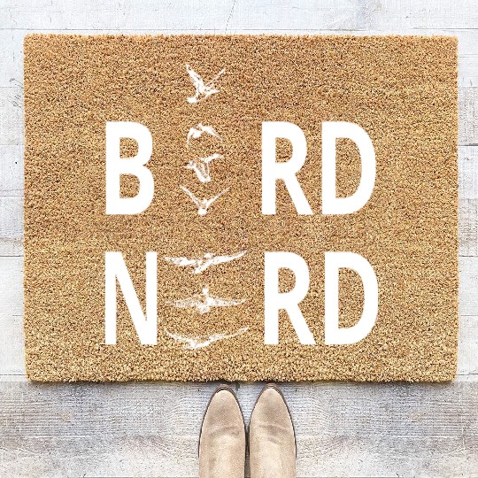 Bird Nerd For Birders Coir Doormats