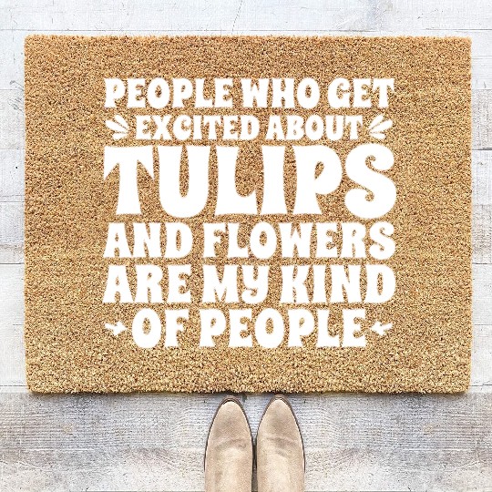 Tulip Gardening Tulips Coir Doormats