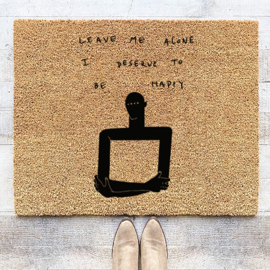 Boost confident with the slogan "Self Love" Coir Doormats