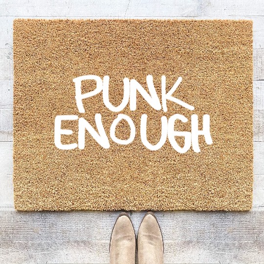 Punk Enough Coir Doormats