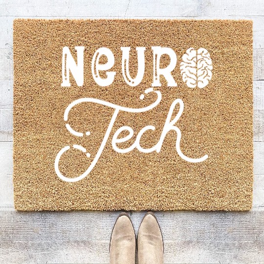 Neuro Tech Neurology Nursing Medical Neuro Science Coir Doormats