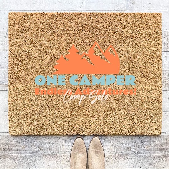 One camper endless adventures Coir Doormats