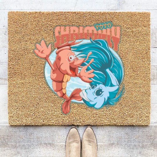 shrimp and catfish Coir Doormats