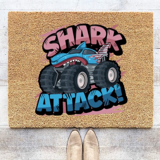 Monster Truck Shark Attack Week 2023 Coir Doormats