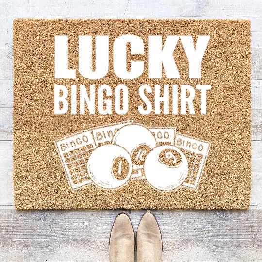 Lucky Bingo Coir Doormats Prize Winner Gift