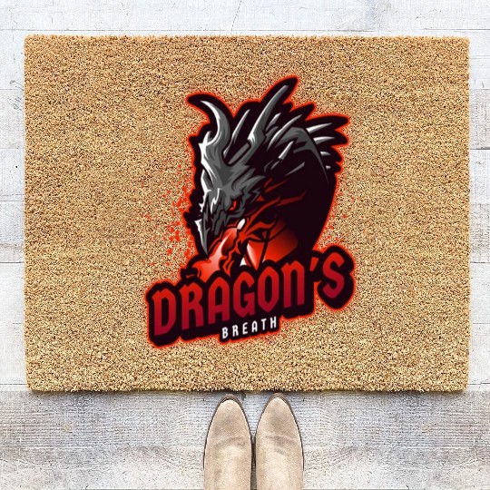 Dragon T ShirtDragon s Breath Coir Doormats