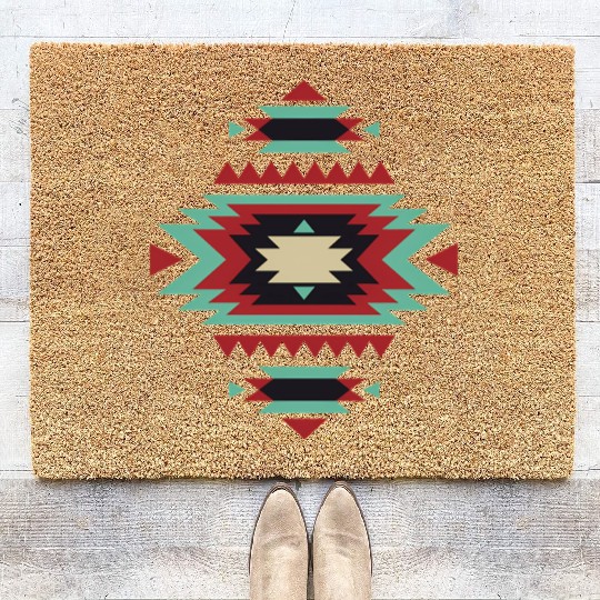 Southwest Native American Tribal Indian Coir Doormats