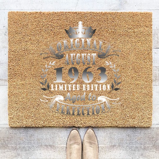 august 1963 Anniversary august 1963 august Coir Doormats