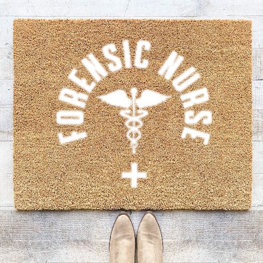 Great Forensic Nurse Pocket Outfit Coir Doormats
